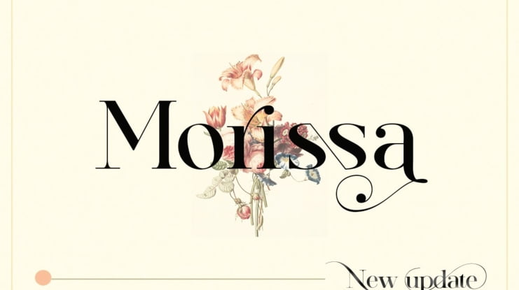 Morissa Display Font