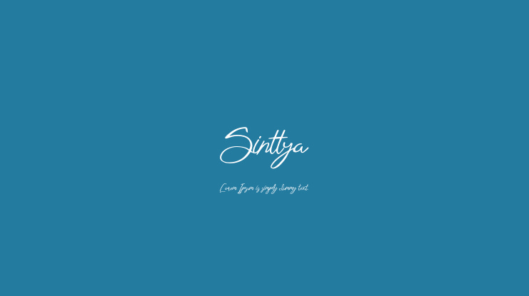 Sinttya Font