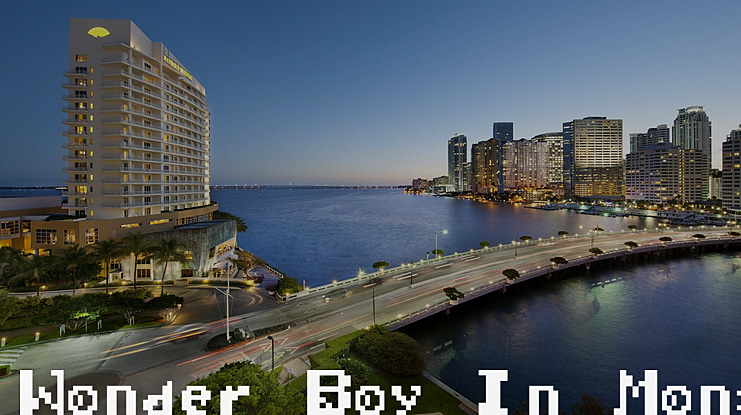 Wonder Boy In Monster World Font