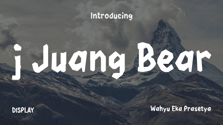 j Juang Bear Font