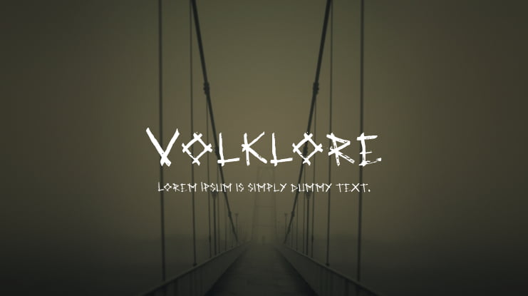 Volklore Font