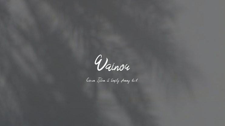 Wainou Font