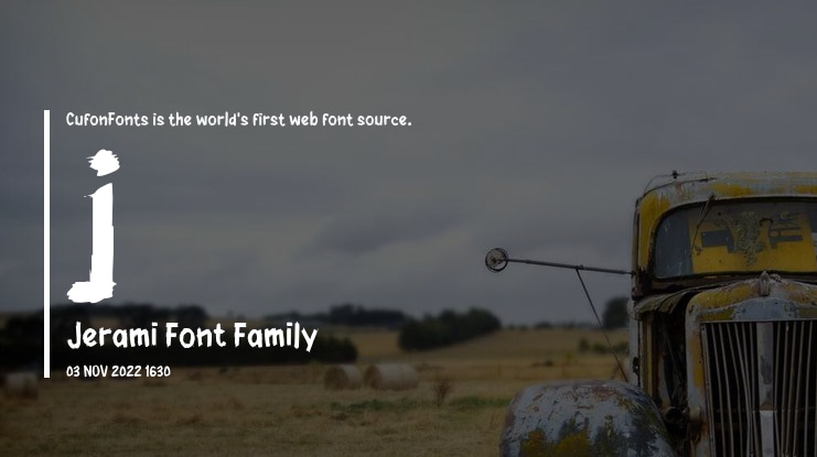 j Jerami Font