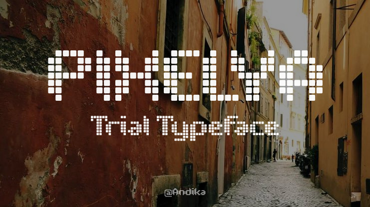 PIXELYA Trial Font