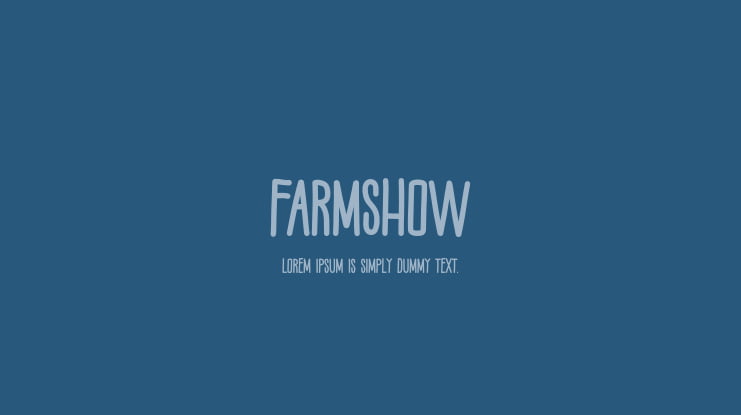 Farmshow Font