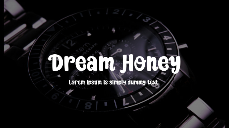 Dream Honey Font