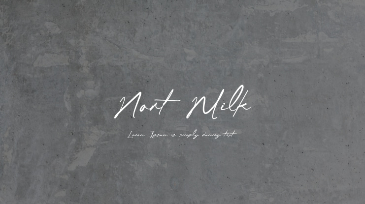 Nort Milk Font