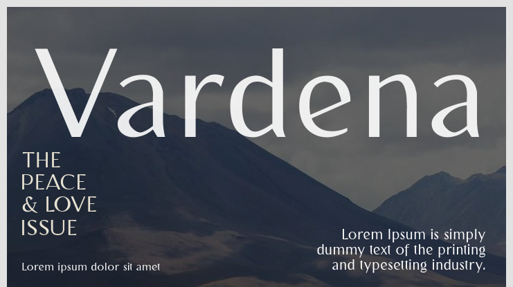 Vardena Font