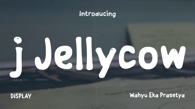 j Jellycow Font