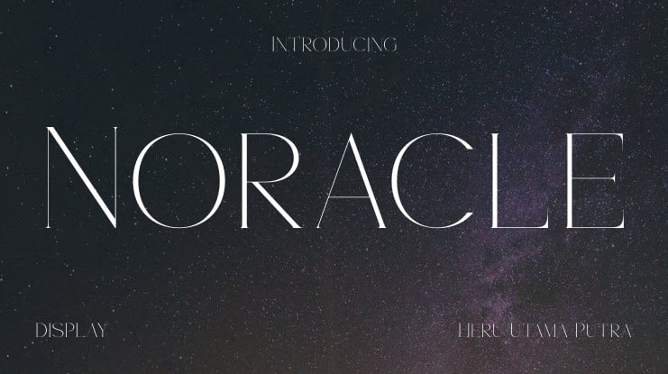 Noracle Font