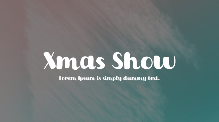 Xmas Show Font