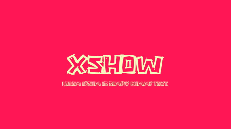 Xshow Font