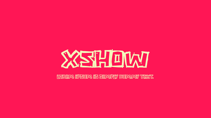 Xshow Font