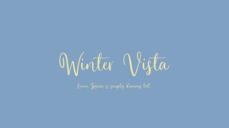 Winter Vista Font