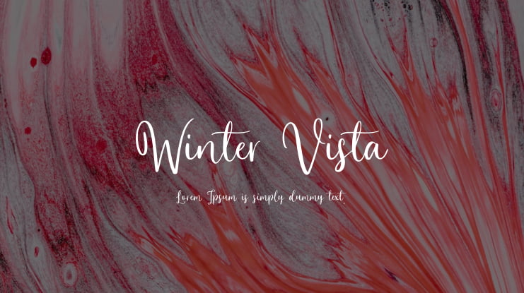 Winter Vista Font