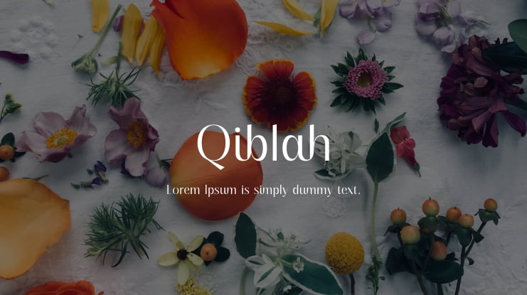 Qiblah Font
