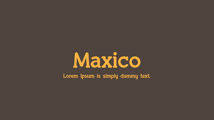 Maxico Font