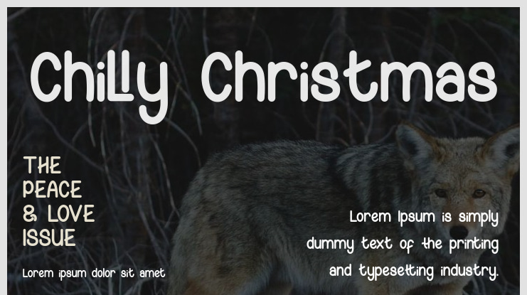 Chilly Christmas Font