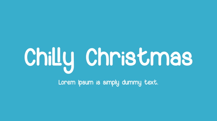 Chilly Christmas Font