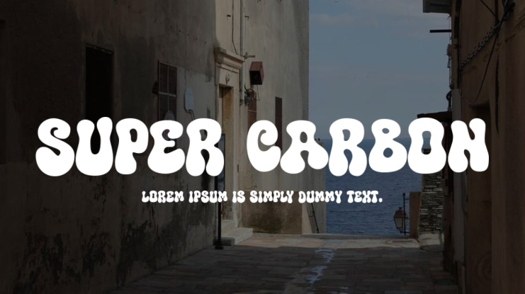 Super Carbon Font
