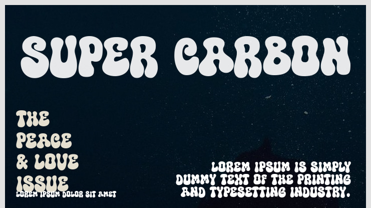 Super Carbon Font