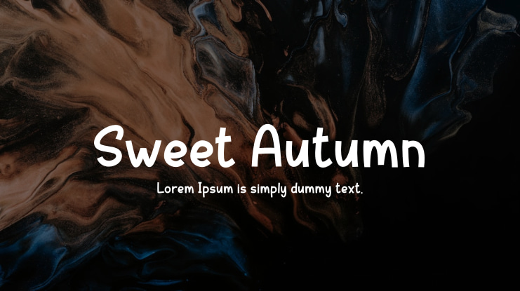 Sweet Autumn Font