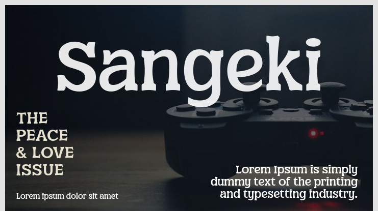 Sangeki Font
