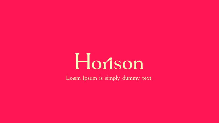 Horison Font