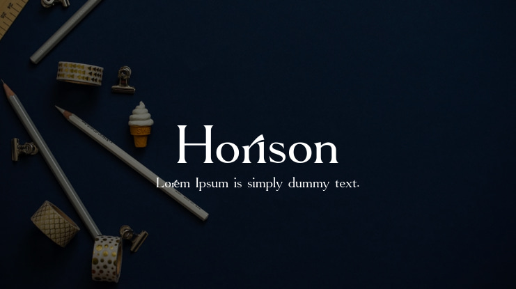 Horison Font