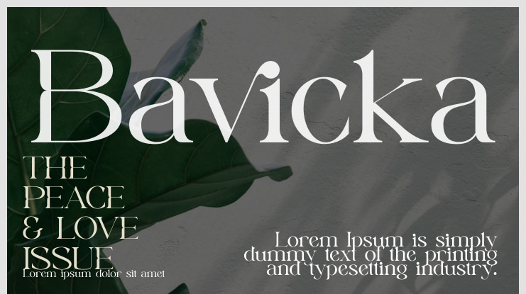 Bavicka Font