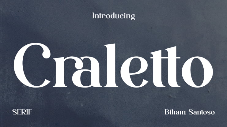 Craletto Font
