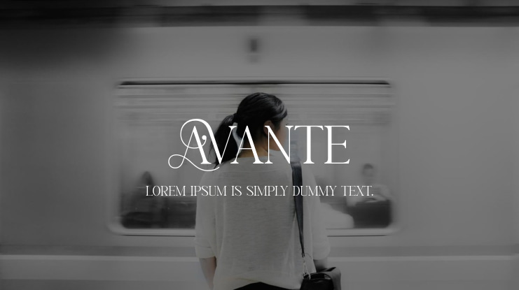 AVANTE Font
