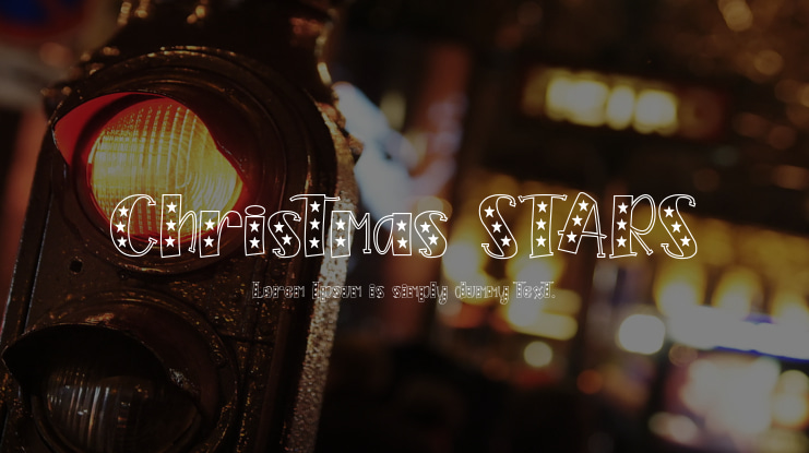Christmas STARS Font