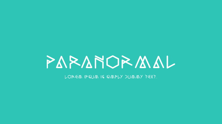 PAraNoRmAl Font