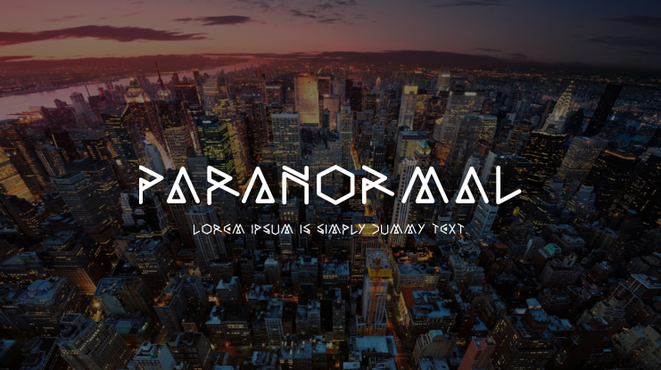 PAraNoRmAl Font
