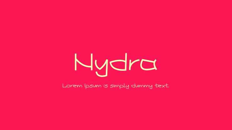 Hydra Font