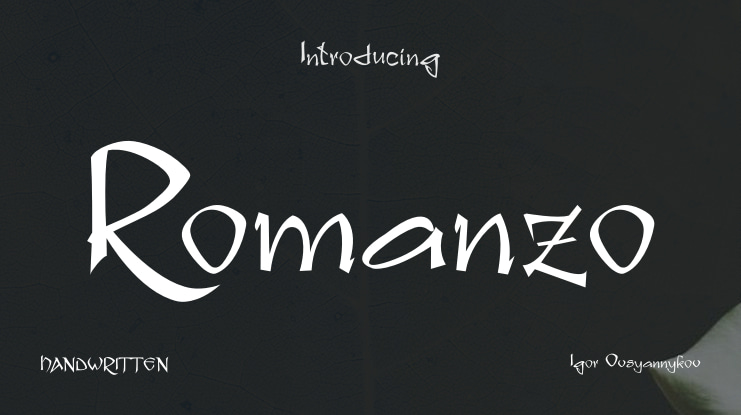 Romanzo Font
