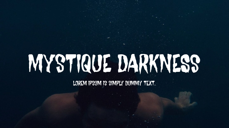 Mystique Darkness Font