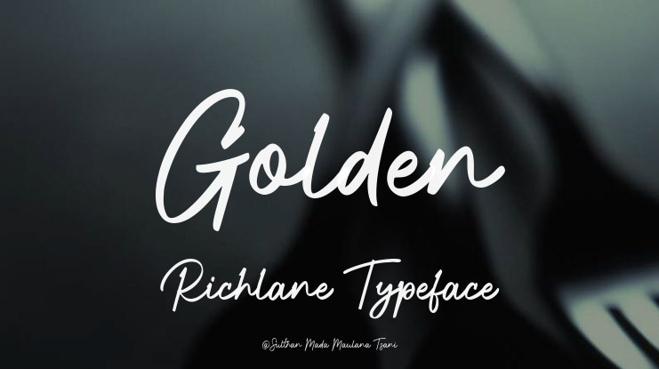 Golden Richlane Font