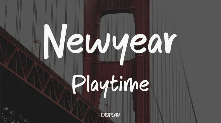 Newyear Playtime Font