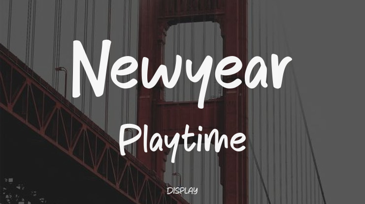 Newyear Playtime Font