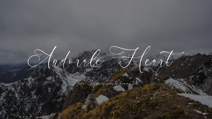 Andorale Heart Font