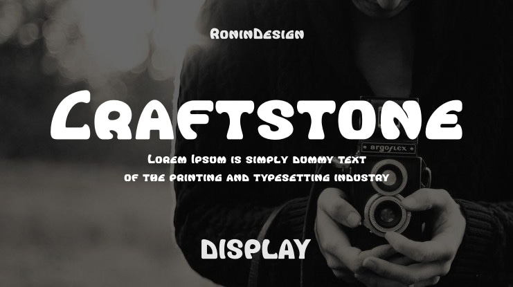 Craftstone Font