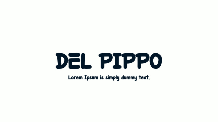 DEL PIPPO Font