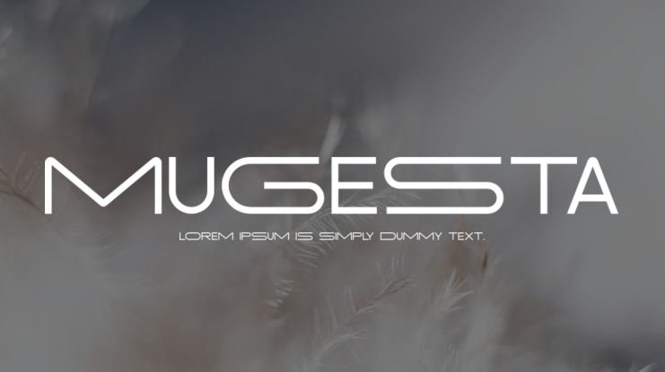 Mugesta Font