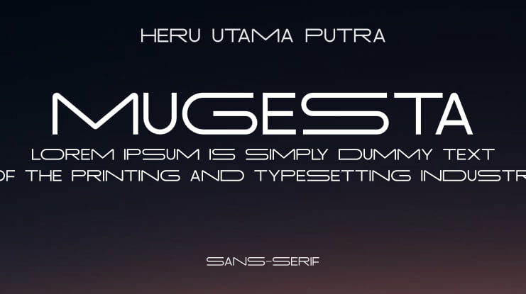 Mugesta Font