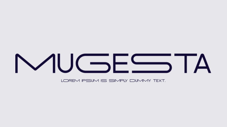 Mugesta Font