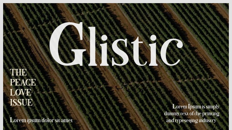 Glistic Font