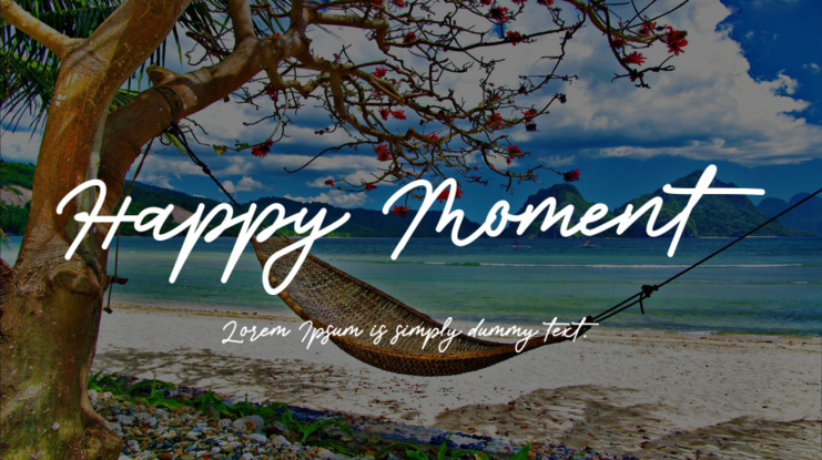 Happy Moment Font