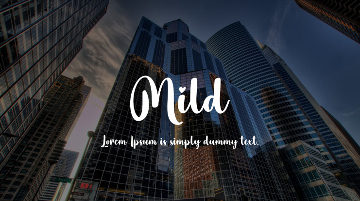 Mild Font